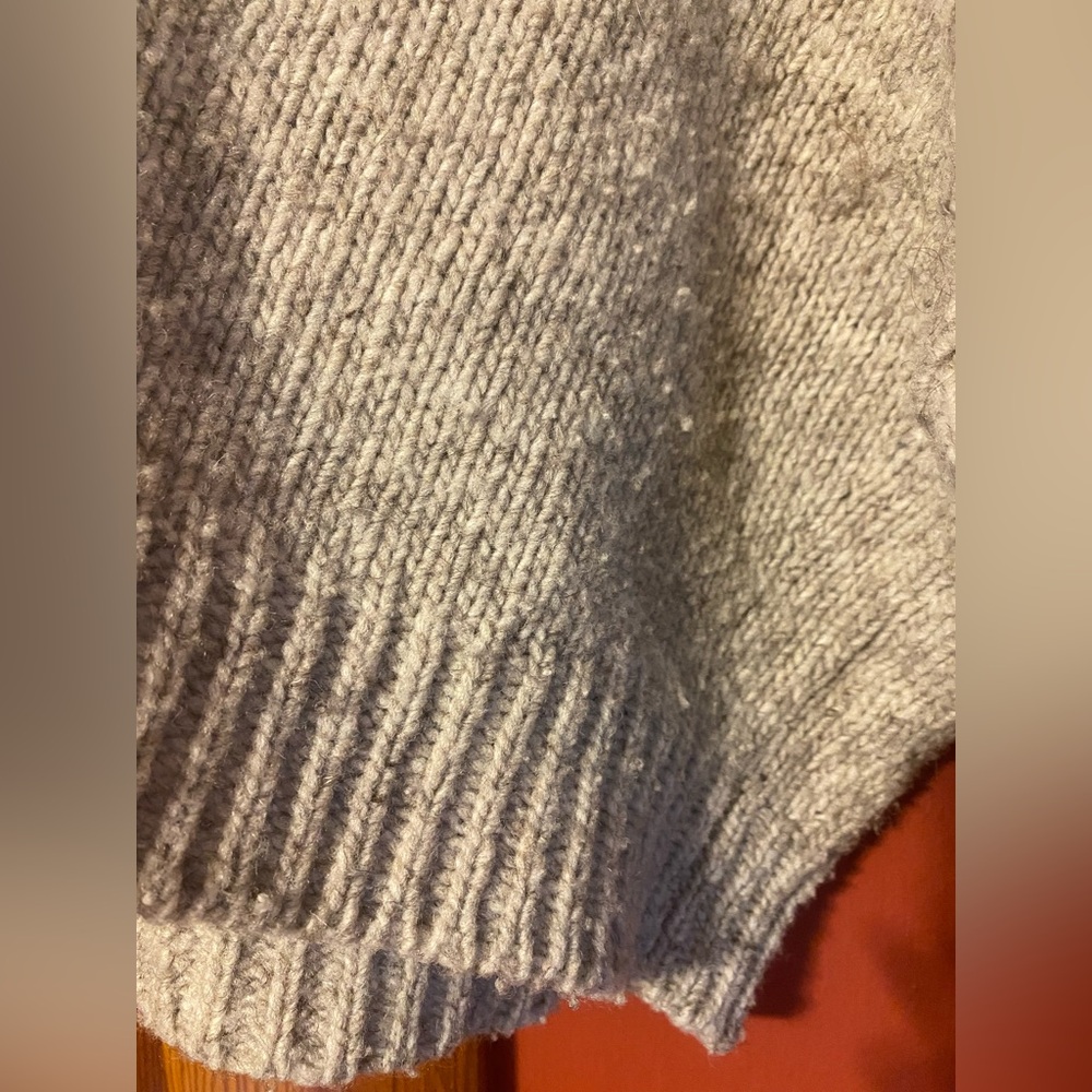 Babaa Women's Crew Neck Sweater in Beige - Picture 3 of 9